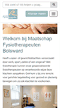 Mobile Screenshot of fysiotherapiebolsward.nl